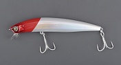 Воблер Daiwa X-Cross 120SSR-F  18.5гр.  12см   0-0,2м  Laser Metal Red Head