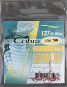 Одинарные крючки Cobra MIRAGE сер.137 разм.016