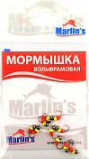 Мормышка вольфрам. Marlins Мураш №1 3мм 0,30гр. цв.лимон/черный 