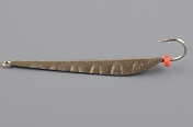 Блесна Курганская №28 с 1-м крючком, 35мм цв. серебро