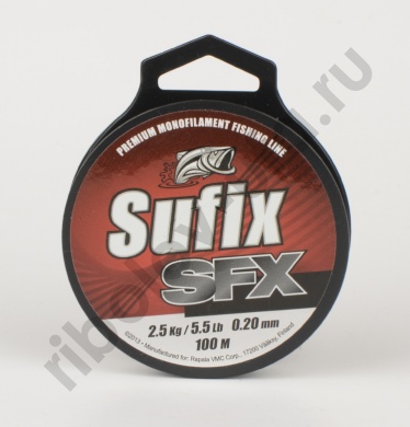 Леска Sufix SFX Clear 100 м, 0,12 мм