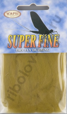 Даббинг Wapsi для сухих мушек Superfine Dubbing Golden Olive
