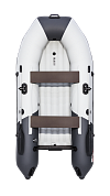 Лодка Таймень NX 2900 НДНД светло-серый/черный