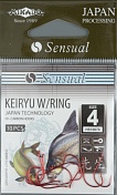 Крючки Mikado - Sensual - Keiryu w/ring №4 R (с ушком) (фас. 10 шт)