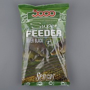 Прикормка Sensas 3000 Super Feeder River Black 1 кг