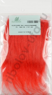 Мех искусственный Flyfisher Red XL 10см