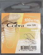 Одинарные крючки Cobra ROUND сер.100 разм.012