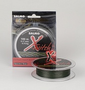 Шнур плетёный Salmo X-Twitch 100 м, 0.14 мм