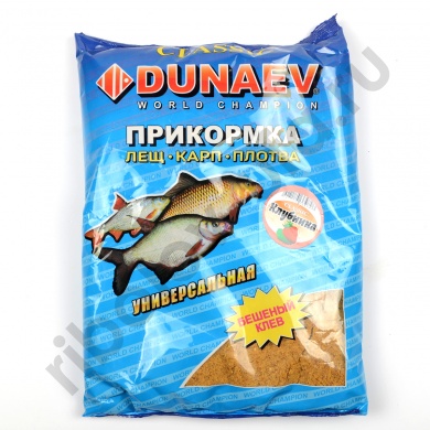 Прикормка Dunaev Классика Универсальная Клубника (0,9 кг) 