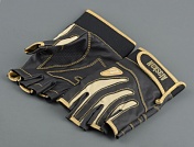 Перчатки спиннингиста Alaskan Bl/Beg, беспалые р. XL