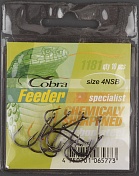 Одинарные крючки Cobra Feeder Specialist сер.1181NSB разм.004