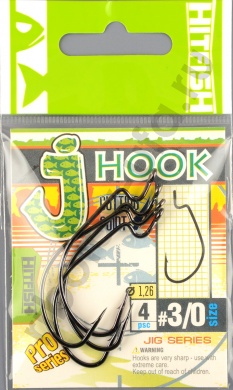Офсетные крючки Hitfish J-Hook BC Offset # 3/0 