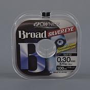 Леска Owner Broad Silver Eye 100м. (BR 0.12)