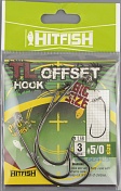 Офсетные крючки Hitfish с креплением TL Offset hook # 5/0 