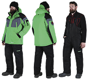 Костюм зимний Alaskan Dakota (куртка+комбинезон) зеленый/черный р. XL