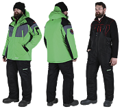 Костюм зимний Alaskan Dakota (куртка+комбинезон) зеленый/черный р. XL