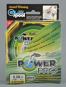 Шнур плетёный Power Pro 135 м Hi-Vis Yellow 0,36мм 30кг