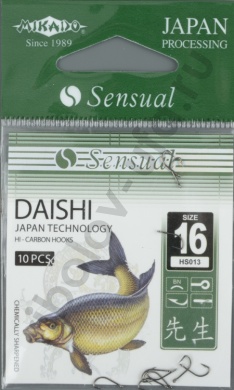Крючки Mikado - Sensual - Daishi № 16 BN (с ушком) 
