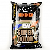 Прикормка Minenko Super Color 1кг Карп (зеленый) 