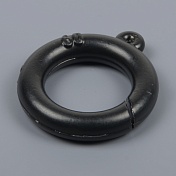 Груз Кольцо полимер черный Ст.О 150гр 