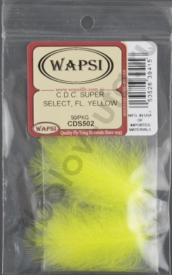 Перья отборные Wapsi CDC Super Select Fl.Yellow  WP CDS502