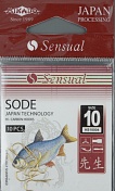Крючки Mikado - Sensual - Sode № 10 Gold (фас.=10уп.)