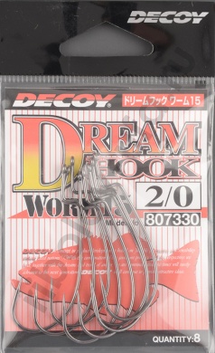 Офсетные крючки Decoy Dream Hook Worm15 №2/0