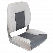Кресло в лодку Premium High Back Boat Seat-серый/графит