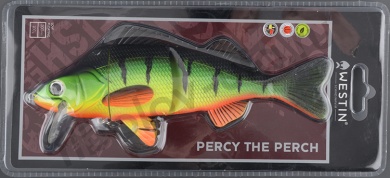 Свимбэйт Westin Percy the Perch 200мм 100гр Low Floating Crazy Firetiger