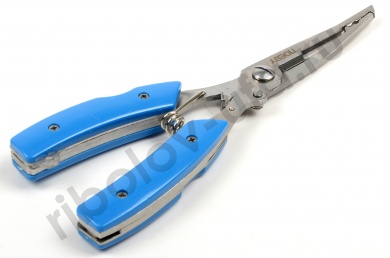 Инструмент рыболова Grfish Multifunction Plier #102, 16см./123гр., ручка синяя