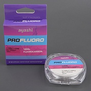 Леска флюорокарбон. Ayashi Profluoro 50m 0.14 mm