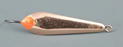 Блесна зимняя Пирс Окуневая малая 2,5 гр., медь, с 1-м крючком