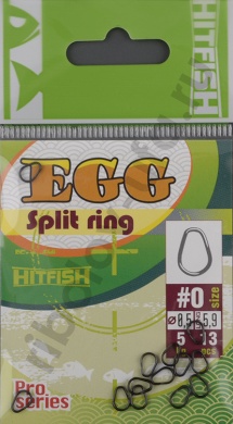 Заводное кольцо Hitfish Egg Split Ring # 0, 5кг