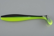 Силиконовая приманка Narval Choppy Tail 16cm #045-Black Lime (3шт/уп)