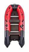 Лодка Ривьера Компакт 3200 СК комби красный/черный