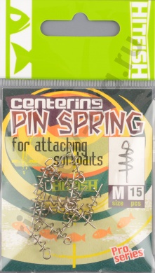 Крепление Hitfish для силиконовой приманки Centering PiN spring # M