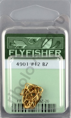 Крючки Flyfisher 4901 #12 BZ