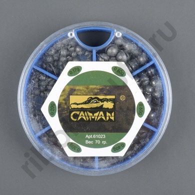 Набор грузов Caiman дробинка маленькая коробка 0.17-0,8гр 61023