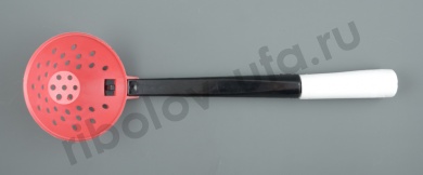 Черпак Пирс пластиковый с пенопластовой ручкой (черно-красный)