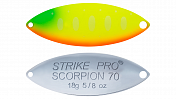 Блесна колеб. Strike Pro Scorpion Single 60M, 60 мм, 14 гр, одинарный-незацепляйка ST-08AS#A178S-C