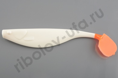 Силиконовая приманка Manns Quantum Q-Paddler 18см # 11 Solid White UV-Tail