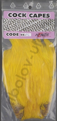 Петушиный скальп Hends Cock Capes Yellow Hnd CC06