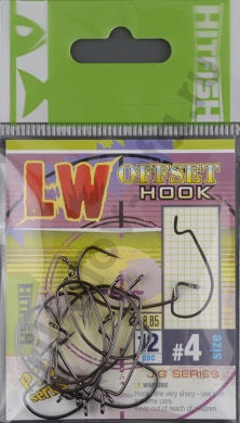 Офсетные крючки Hitfish LW offset hook 4