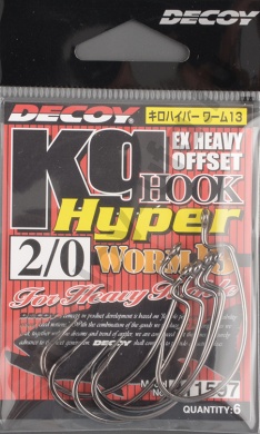 Офсетные крючки Decoy Kg Hook Hyper Worm 13  №2/0 (7шт/уп)