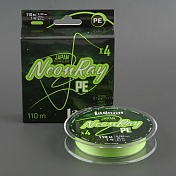 Шнур плетёный Lagoon NeonRay, fluo-green 110 m 0.148 mm 6.5 kg