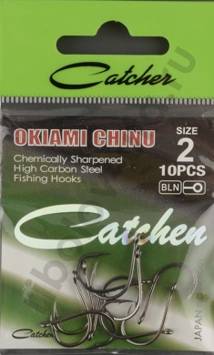 Одинарные крючки Catcher Okiami Chinu № 2