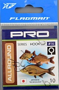Одинарные крючки Flagman Pro Allround №16 (10шт/уп)
