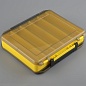 Коробка для воблеров Kosadaka 20*17.5*5см двухсторонняя, желтая