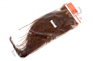 Петушиное седло Whiting Dry Fly Midge Saddle Progrande Grizzly dyed Brown