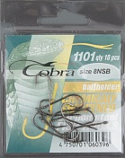 Одинарные крючки Cobra BAITHOLDER сер.1101 разм.008
